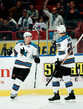 Logan Couture, San Jose, jubel