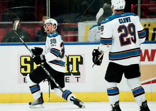 Logan Couture, San Jose, jubel