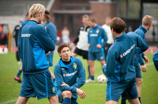 Ola Toivonen, Marcus Berg och Kim Källström