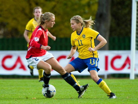 Lisa Naalsund, Norge och Fanny Andersson, Sverige