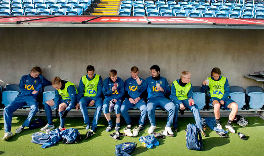 Fotboll, U21, Sverige, Träning