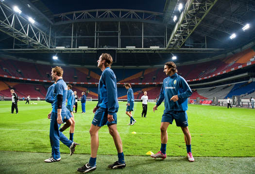 Zlatan Ibrahimovic på Amsterdam Arena