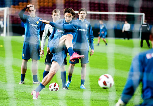 Zlatan Ibrahimovic på Amsterdam Arena