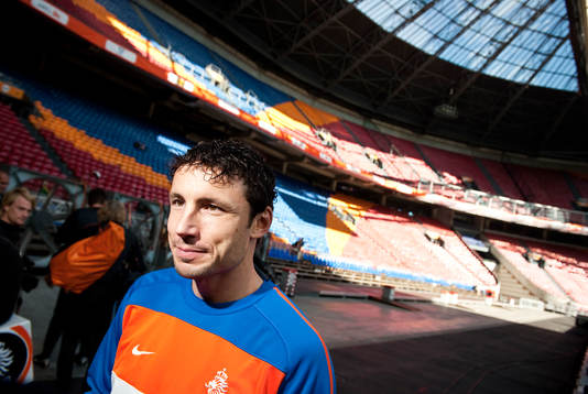 Mark van Bommel är skadad och deltog inte på träningen