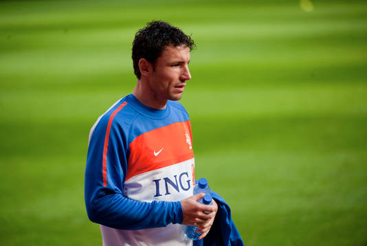 Mark van Bommel är skadad och deltog inte på träningen