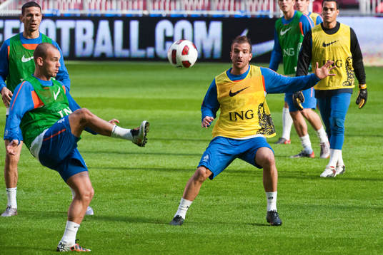 Wesley Sneijder och Rafael van der Vaart