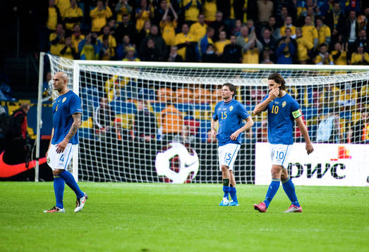 Daniel Majstorovic, Marcus Berg och ZLatan Ibrahimovic