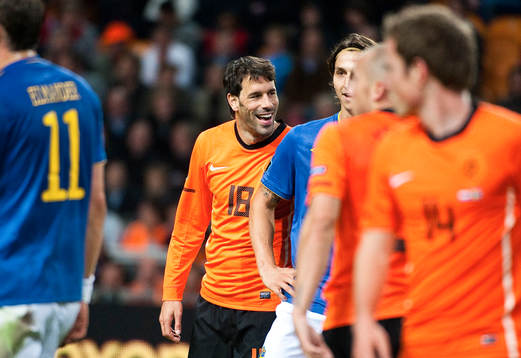 Ruud van Nistelroy, Holland går fram och säger något