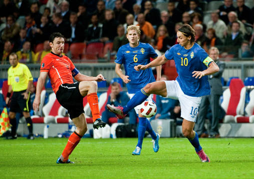 Mark van Bommel, Holland och Zlatan Ibrahimovic, Sverige