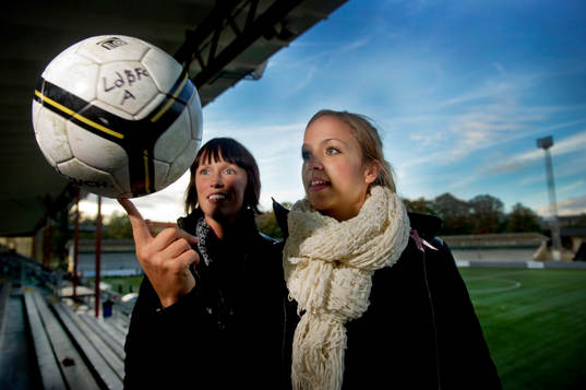Informations managern Jenny Henrichson och Ldb -spelaren