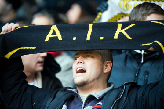 AIK supporter, fan