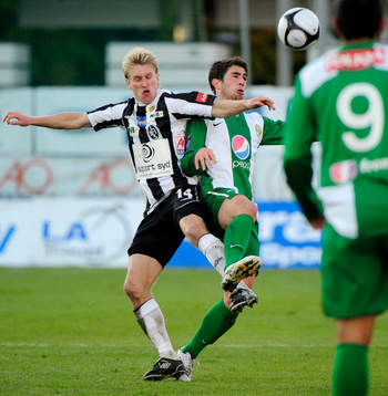 Carlos Gaete Moggia, Hammarby och Thomas Raun, Landskrona