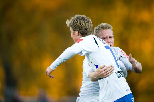 Norrköpings inhoppare och hjälte Christoffer Nyman jublar