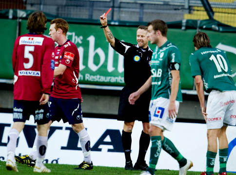 Robin Jonsson, Örgryte rött kort