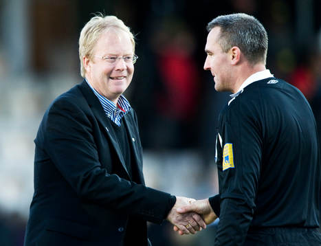 Lasse Jacobsson, tränare och Sven-Martin Åkesson, domare