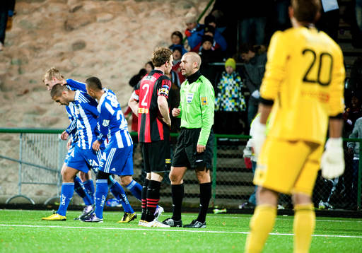 Göteborg jubel, Pontus Segerström, BP diskuterar med