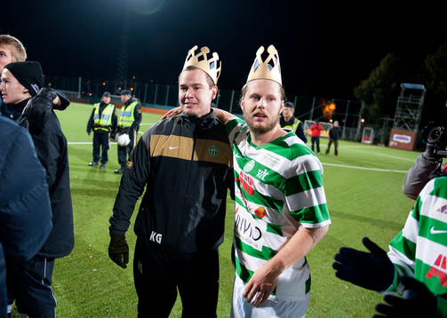 Kalle Granath, tränare och Patrik Grönvall