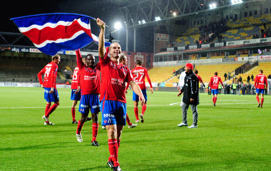 Christoffer Andersson, Helsingborg jubel med flagga
