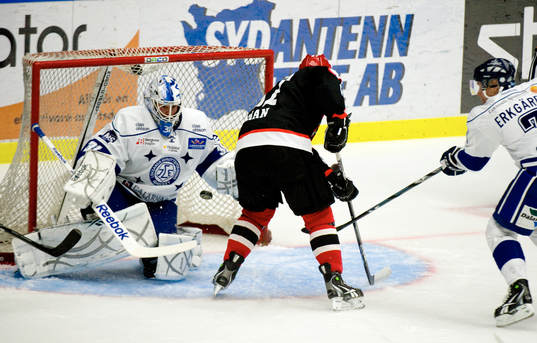 Victor Öhman, Malmö mot Patrick Galbraith, Leksands