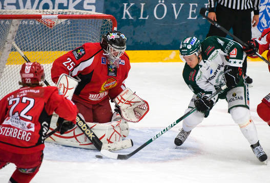 Magnus Hellberg, målvakt, Almtuna och Fredrik Hansson,