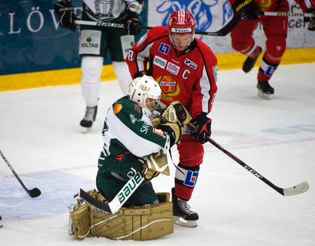Victor Tisell, målvakt, Tingsryd och Joachim Gellerstedt,