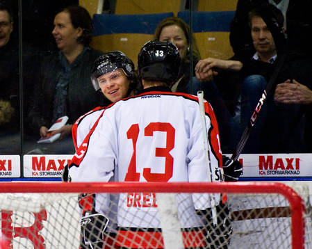 Morten Green och Lucas Sandström, Malmö, jubel