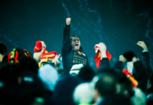 Özcan Melkemichel, tränare, Syrianska har fört laget