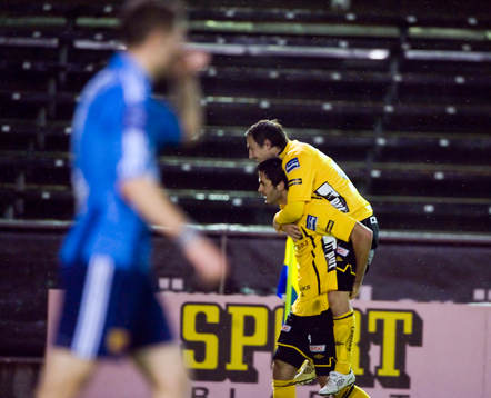 Denni Avdic och Stefan Ishizaki, Elfsborg, jubel