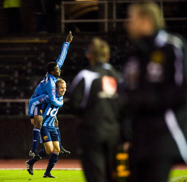 Kennedy Igboananike och Petter Gustafsson, Djurgården,