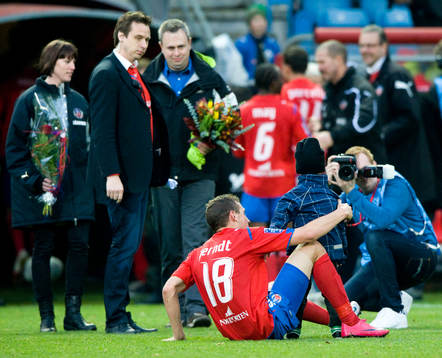 Alexander Gerndt, Helsingborg, med sonen