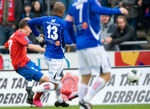 1-0 Alexander Gerndt, Helsingborg skjuter förbi Alberis da