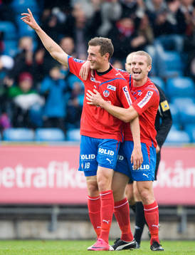 2-0, Alexander Gerndt, Helsingborg. Jubel