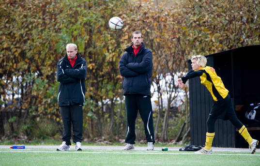 Ledarna Daniel Nilsson och Joel Ringström och Viktor