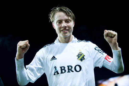 Viktor Lundberg, AIK, som gjorde 0-1