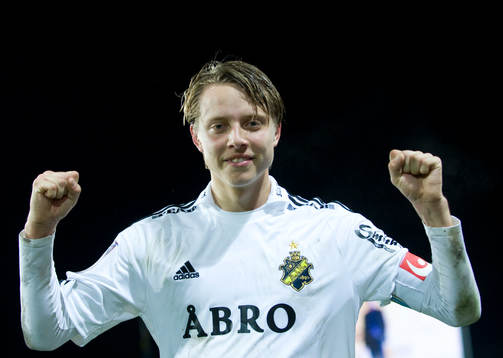 Viktor Lundberg, AIK, gjorde 0-1
