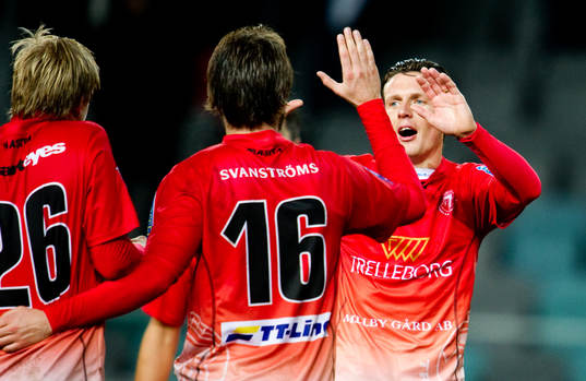 Kristian Haynes Trelleborg jubel