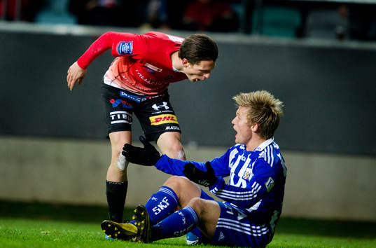 Kristiian Haynes, Trelleborg skriker på Niklas Bärkroth,