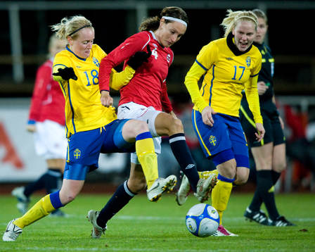 Lisa Dahlkvist och Marie Hammarström, Sverige, mot Ingvild