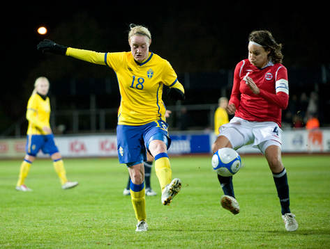 Marie Hammarström, Sverige mot Ingvild Stensland, Norge