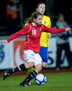 Ingrid Ryland, Norge, mot Louise Fors, Sverige