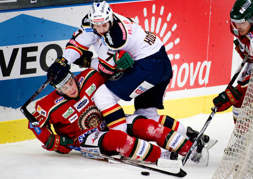 Linus Fagemo, Frölunda, Andreas Holmqvist, Djurgården