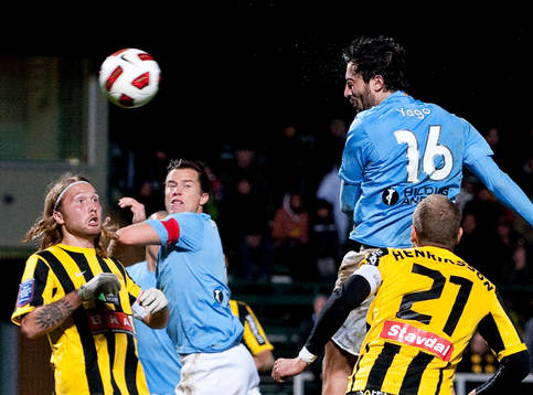 Yago Fernandez, Malmö, gör 0-3, Erik Wahlström, Häcken,