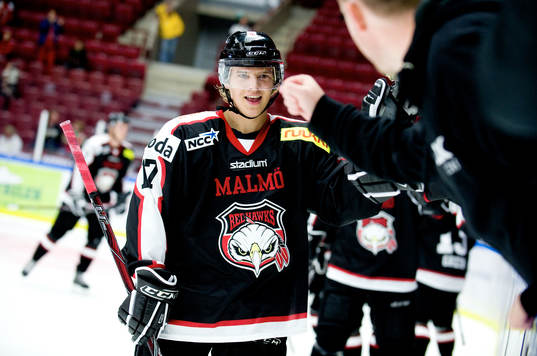 Lucas Sandström, Malmö. Jubel. 2-2