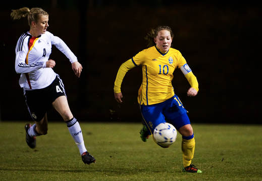 Johanna Elsig, Tyskland, jagar Elin Rubensson, Sverige