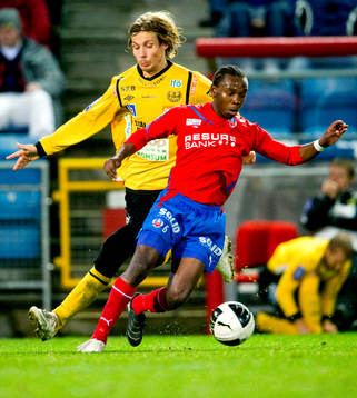 May Mahlangu, Helsingborg och Tobias Grahn Mjällby