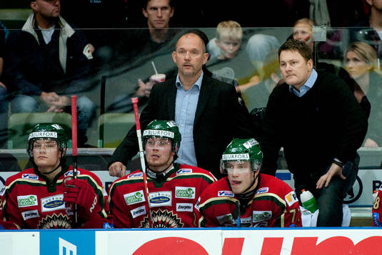 Kent Johansson, tränare, Stephan Lundh, assisterande