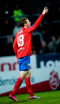 0-3 straff Alexader Gerndt, Helsingborg, jubel