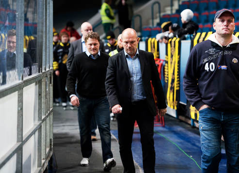 Stephan Lundh och Kent Johansson, tränare, Frölunda