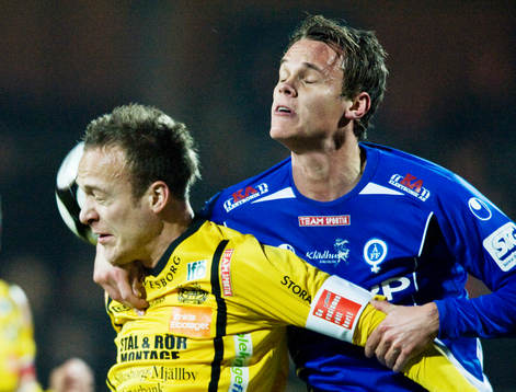 Marcus Ekenberg, Mjällby och Erik Jangholm Melin,