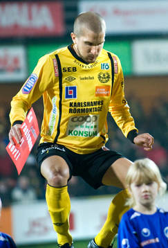 Ge rasismen rött kort, Johan Svensson, Mjällby